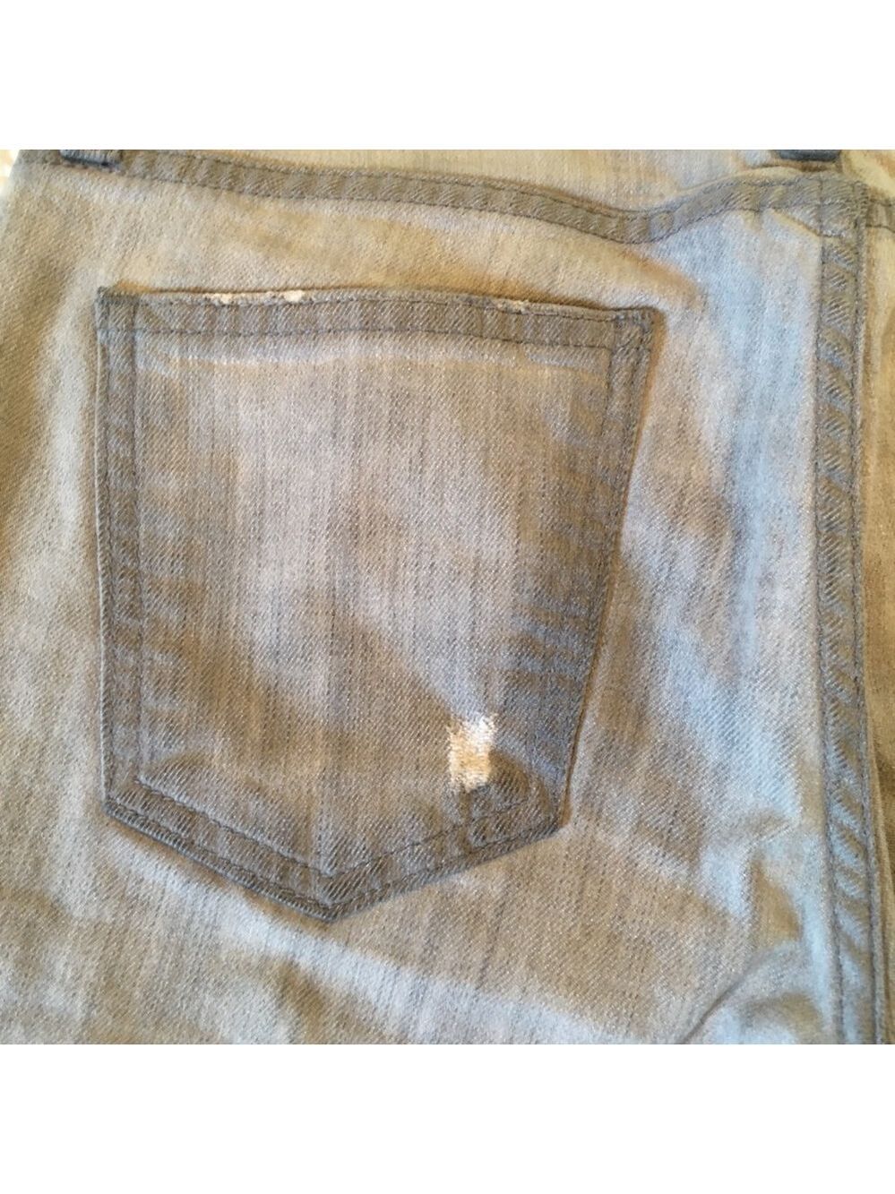 Anthropologie Current/Elliott Gray Denim Stiletto Jeans, Size 26 - Picture 8 of 16